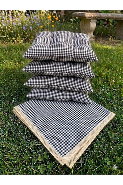 ESPERA HOME DESİGN 5 parça Piknik Minder ve Örtü Seti 170x170 cm örtü, 40x40 ...