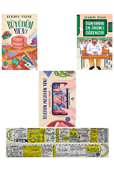 Taze Kitap Şermin Yaşar 3 Kitap Set / Büyüdüm Ben - Dünyanın En Önemli Öğrenc...