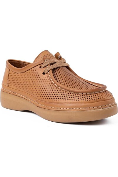 Mammamia D26Ya-7545 Tan Genuine Leather Full Orthopedic Casual Women's Daily ...