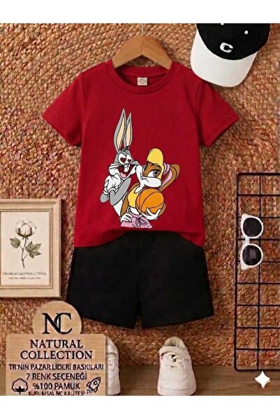Nice Clothes TRIUNGRĂ ȘI PANTALONI SCURȚI DE VARĂ PENTRU COPII UNISEX (IMPRIM...