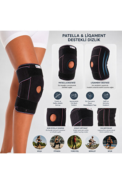 MYLİFE ORTOPEDİ PATELLA VE LİGAMNET DESTEKLİ DİZLİK