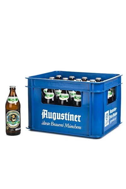 Augustiner Set de bere germană, Lagerbier Hell, blondă, 5.2% alcool, 500 ml x...
