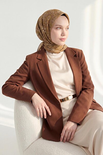 Silk Home Soft Scarf Olive 90X90
