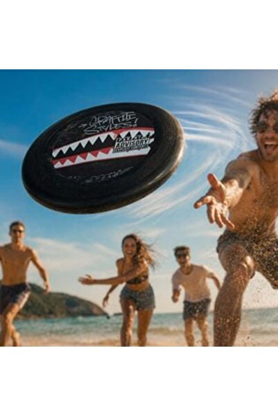 SHOPIENS Frisbee din plastic negru Ø27 cm