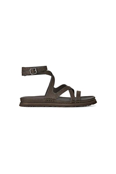 UGG W GOLDENGAZE EMBOSSED ANKLE WRAP DENSE SMOKE 1178570