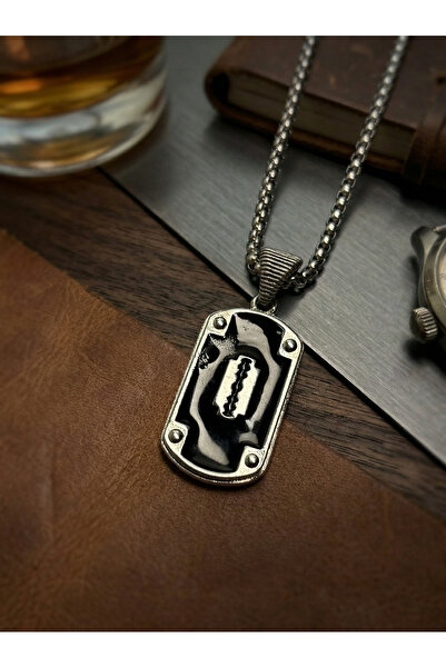 Velcari Minimalist Style Stainless Steel Men's Necklace