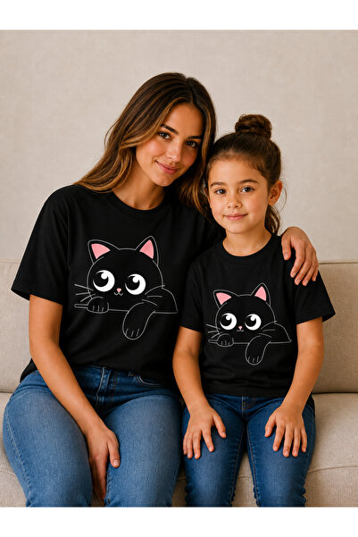 VODEXA Tricou supradimensionat pentru mamă și copil, combinație de tricouri, ...