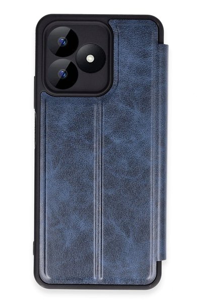 New Face Ilkeshop New Realme Note 50 4g Case Flip Cover (05854) - Navy Blue