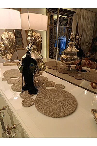 NB Neubella Home طاولة قهوة من الخيزران من كوزا بيج رنر أمريكان سيرفيس، طاولة...