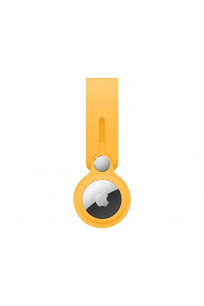Apple AirTag Leather Loop pentru AirTag Apple, Meyer Lemon