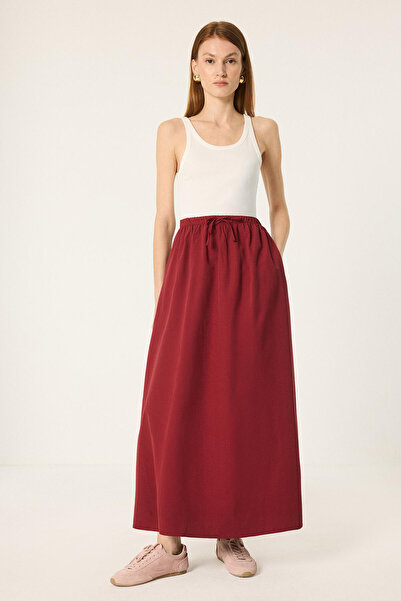 Touché Privé Long Skirt with Waist Ties