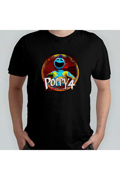 Pixxa Poppy Playtime Chapter 4 Unisex 100% Cotton Crew Neck T-Shirt Model 1