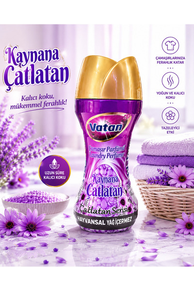 Vatan Kaynana Çatlatan Granül Çamaşır Parfümü Yoğun Kalıcı Koku