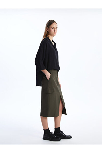 LC Waikiki Women's Slim Fit Straight Skirt