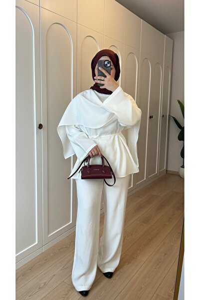 TS Çizgi Tekstil Noura Pelerin Bluz