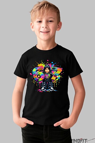 GILDAN Tricou Roblox Six Seven Model Colorat Indraznet