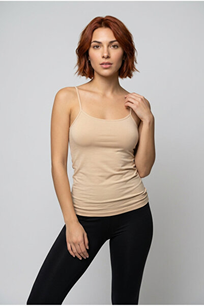 fevien Women's Cotton Self-Supporting Bra with String Straps, Athlete's Bra w...
