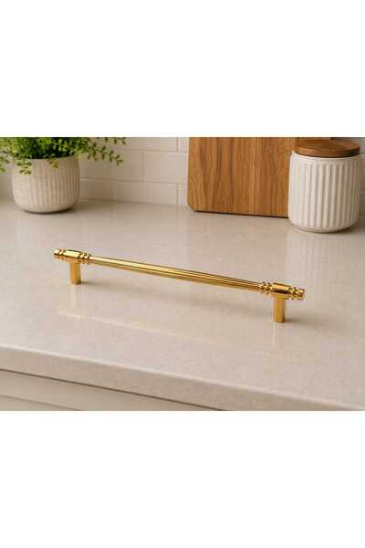 GOLDKULP Matrix Desenli Ağır Zamak 160mm özel Tasarım Dolap,Vestiyer,Mutfak d...