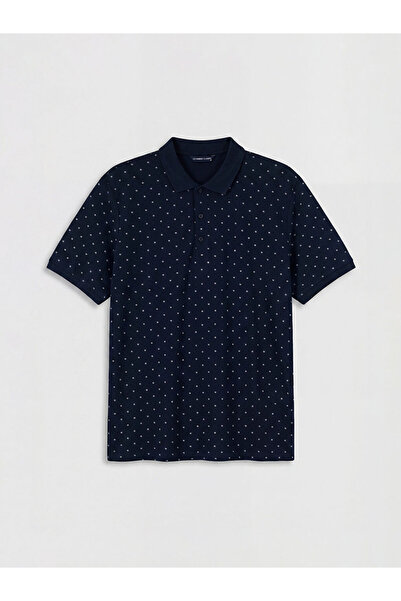 LC Waikiki RMZ GİYİM FARKİLYA Tricou bărbătesc cu guler roșu și broderie