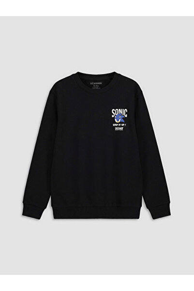 LC Waikiki Esvab • Modern & Distinctive Printed Boys' Thick Sweatshirt