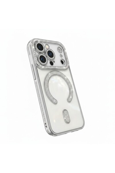 Home MAVİMAKRO Apple iPhone 17 Pro Max ile uyumlu Kılıf M-Safe Şarj Uyumlu Si...