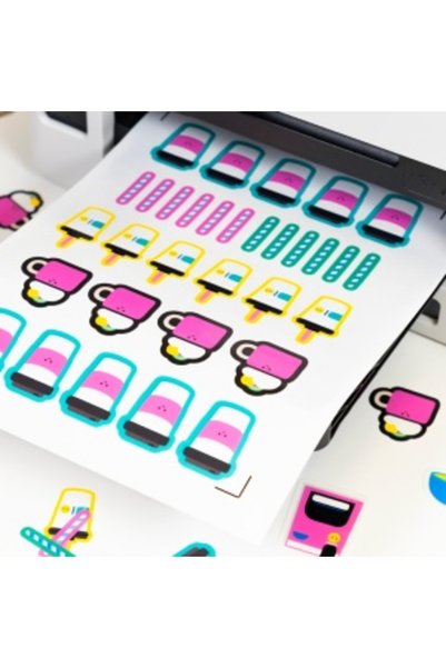 Siser Vinil printabil transparent A4 – sticker clear inkjet (10 coli)