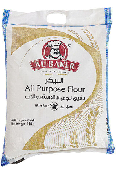 Al Baker All Purpose Flour White Bag, 10kg
