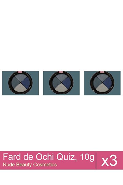 Makeup Set of 3x Eyeshadow Quiz, 10g No. 451