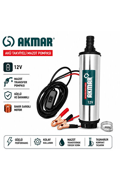 Akmar 12 V Mazot Aktarma Pompası