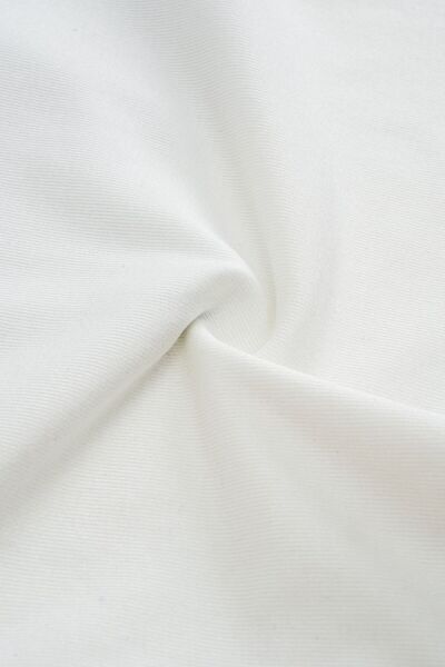 ciel moda Car-Detailed Belt-Length Cotton Crop Top