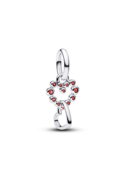 Choice14 B7130 2026 خرز متدلي جديد بتصميم زهرة الفطر على شكل قلب أنيق من سلسل...