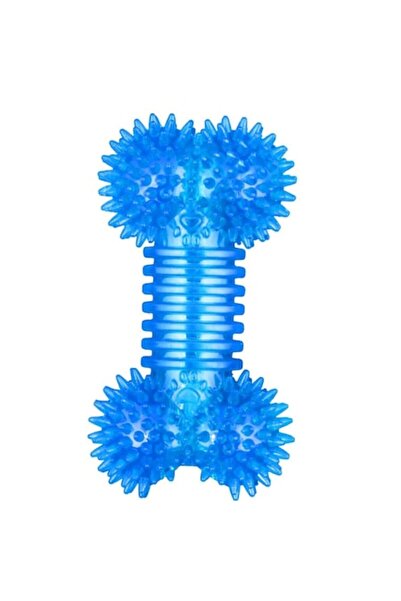 Goliat Jucărie pentru câini, Goliath, os de cauciuc, culoare albastră