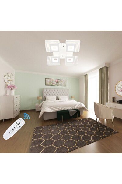 DELIGHT LUSTRA LED PALLAS 72W CU 4 BRATE 3 CULORI+IR