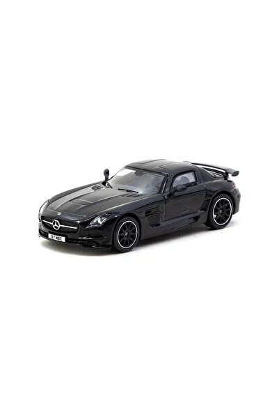 Tarmac Works مرسيدس-بنز SLS AMG كوبيه بلاك سيريز أسود معدني - إصدار سنغافورة ...