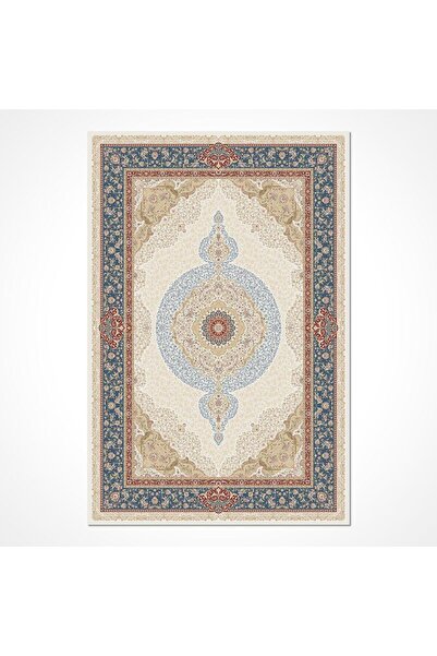halinet Halı.Net Cream Modern Washable Non-Slip Living Room Carpet Cr-İskandi...