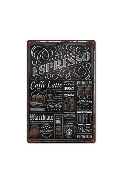 BARISTAR لوحة جدارية لركن القهوة بحجم 15*25 سم من باريستار