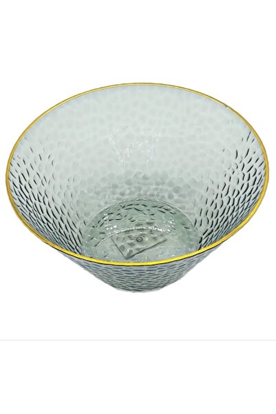 OEM Plastic Salad Bowl with Golden Edge
