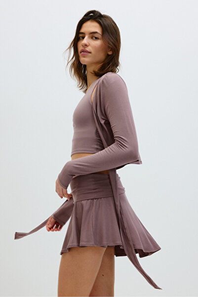 H&M Katlanır Belli Asimetrik Yoga Eteği