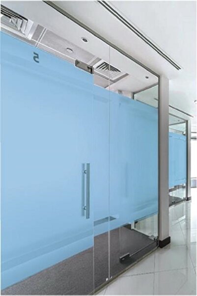 ecce reklam ürünleri eccereklam.com Light Blue Glass Sandblasting 61 cm X 5 Mt