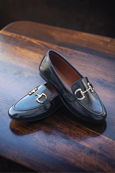 VİVA SHOES Women's Loafer Casual Buckle Ballerinas Daily Wear Thermo Sole Com...