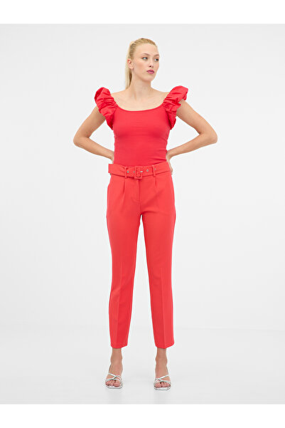 ORSAY Red women's trousers