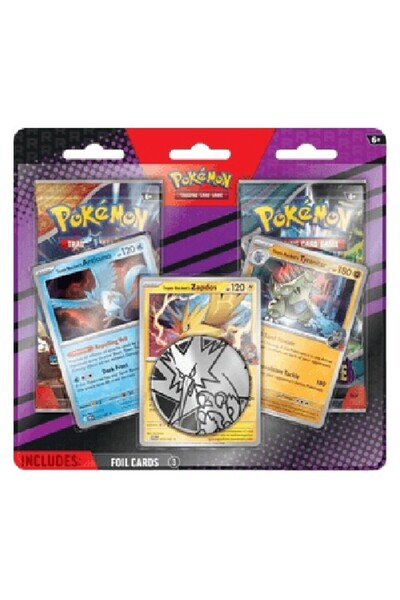 Pokemon Blister îmbunătățit cu 2 pachete: Team Rockets Zapdos, Articuno & Tyr...