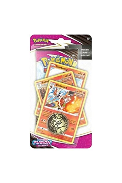 Pokemon Fusion Strike: Cinderace Premium Checklane Blister