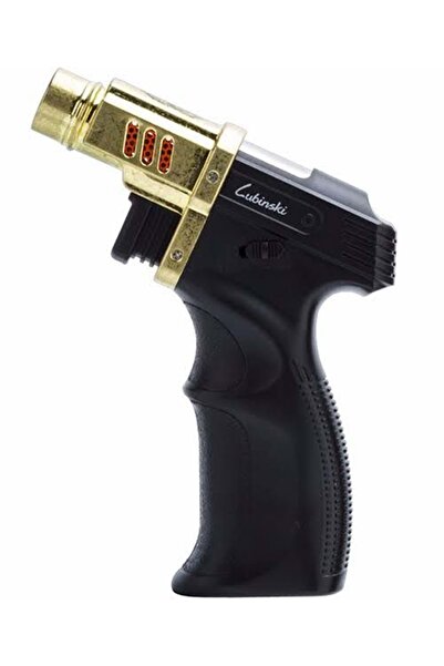 Lubinski TEK TORCH PURO ÇAKMAĞI BLACK-GOLD