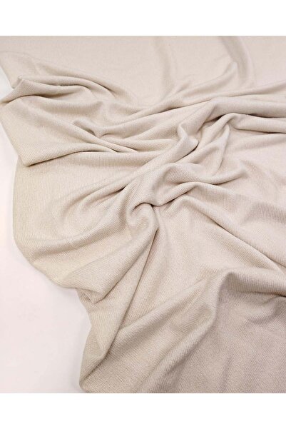 Kumaş Parça Beige Thin Knitwear Fabric Stylish Soft Flowing Cardigan & Blouse...