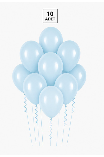 Balonsan Mavi Makaron Balon 10 Adet