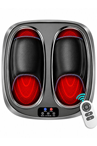 FOOT MASSAGER جهاز تدليك بالاهتزاز مع العلاج بالحرارة والعجن العميق وضغط الهو...