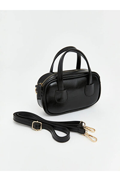 LC Waikiki Black Leather Look Women's Shoulder Bag