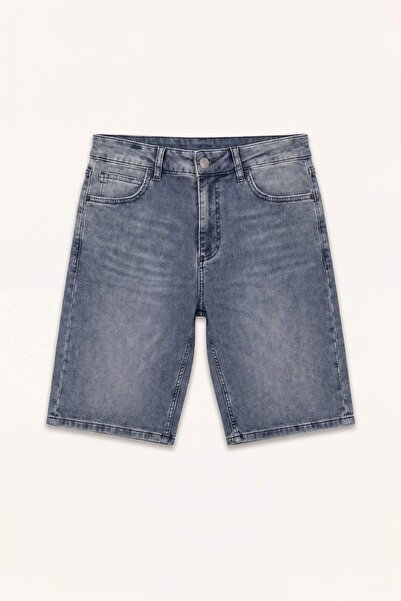 DeFacto Slim Fit Jean Bermuda Shorts H8490Ax26Sm