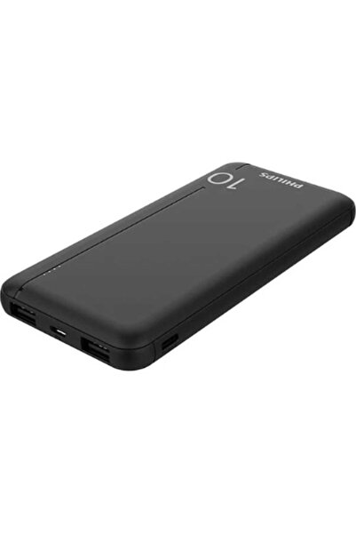 Philips باور بانك، 10000 مللي أمبير، أسود، DLP1810NB/62